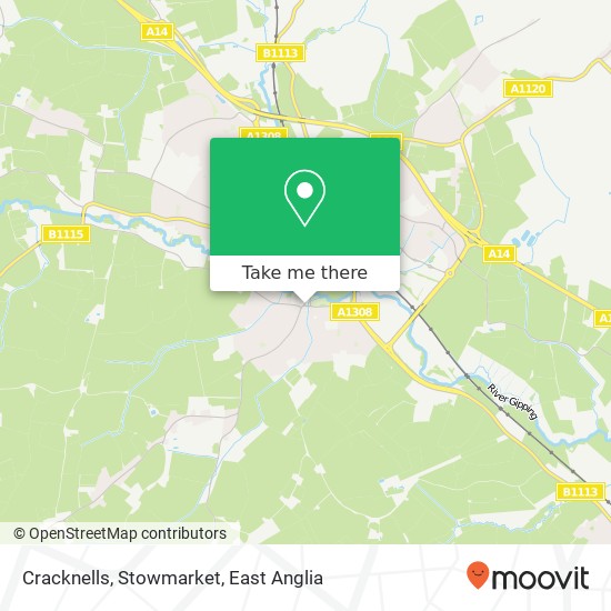 Cracknells, Stowmarket map