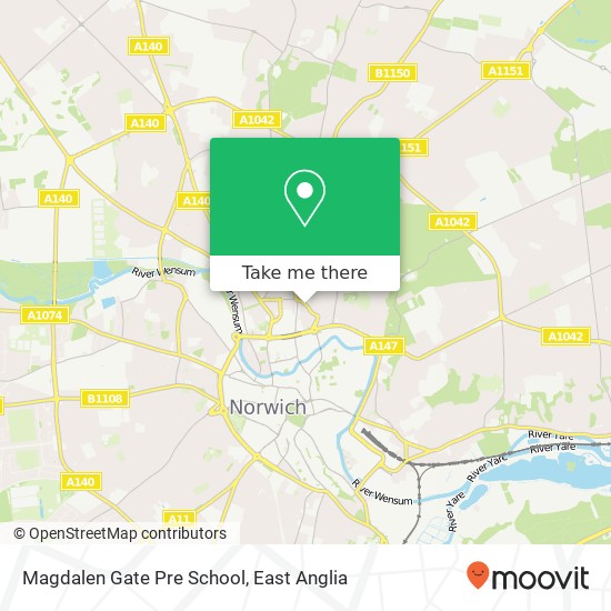 Magdalen Gate Pre School, Bull Close Road Norwich Norwich NR3 1NG map
