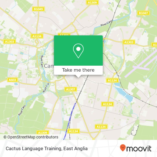 Cactus Language Training, 41 Tenison Road Cambridge Cambridge CB1 2DG map