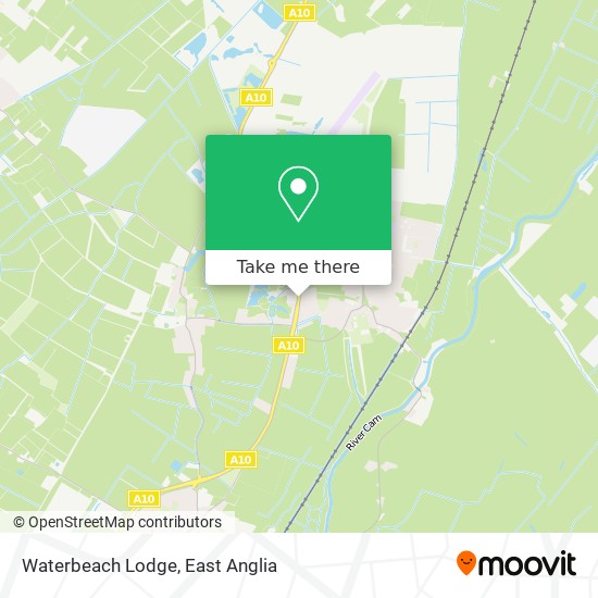 Waterbeach Lodge map