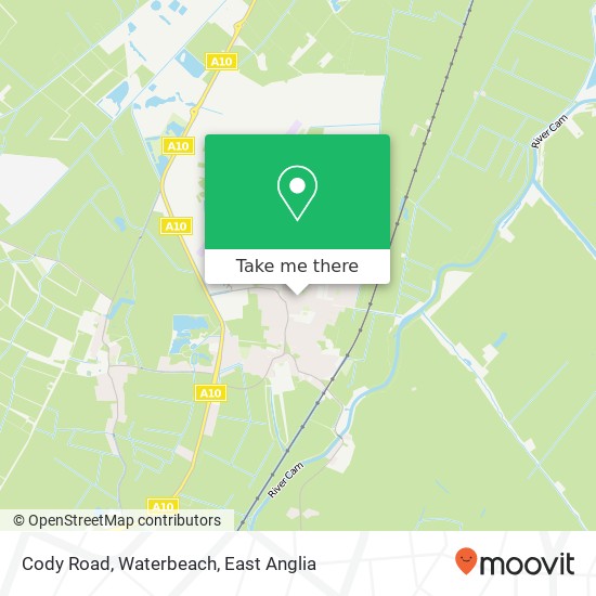 Cody Road, Waterbeach map