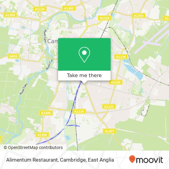 Alimentum Restaurant, Cambridge, Hills Road Cambridge Cambridge CB2 8 map