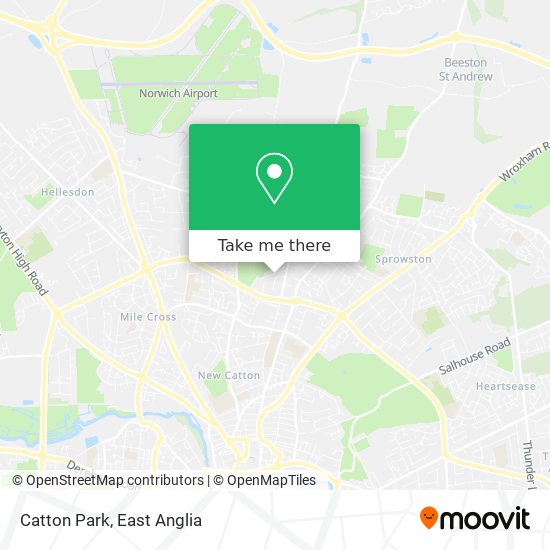 Catton Park map