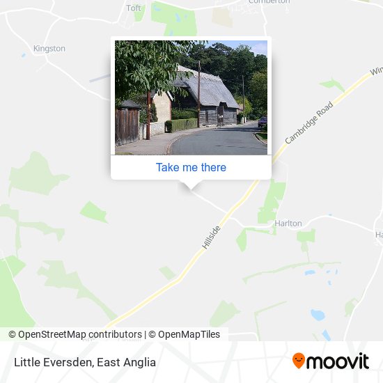 Little Eversden map