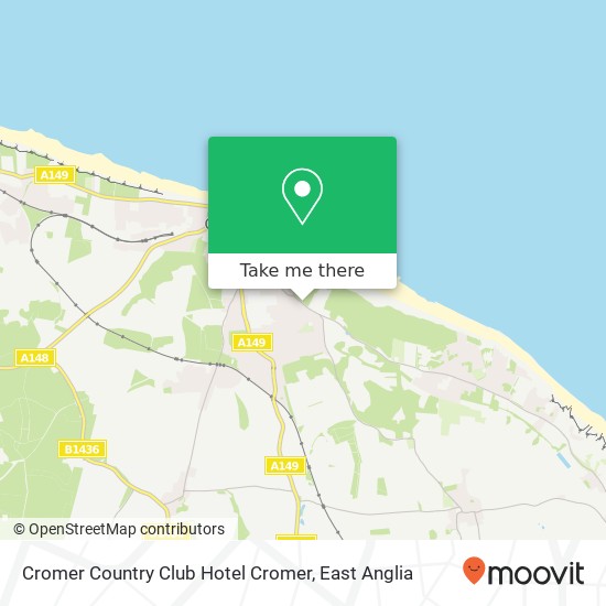 Cromer Country Club Hotel Cromer, Overstrand Road Cromer Cromer NR27 0 map