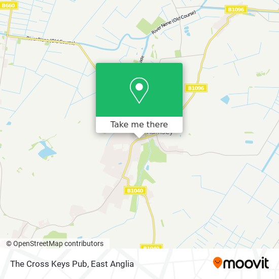 The Cross Keys Pub map