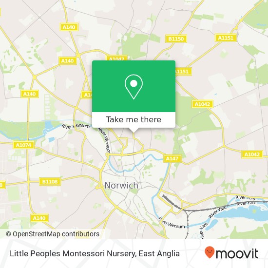 Little Peoples Montessori Nursery, Magdalen Road Norwich Norwich NR3 4 map