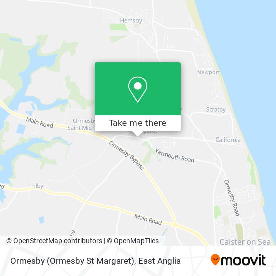 Ormesby (Ormesby St Margaret) map