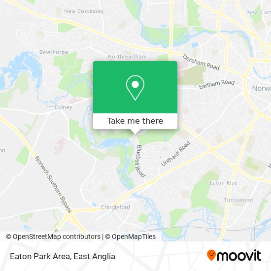 Eaton Park Area map