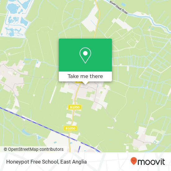 Honeypot Free School, Thodays Close Willingham Cambridge CB24 5 map