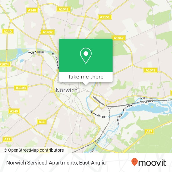 Norwich Serviced Apartments, St Faiths Lane Norwich Norwich NR1 1 map