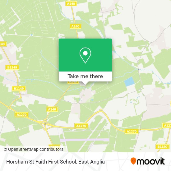 Horsham St Faith First School map