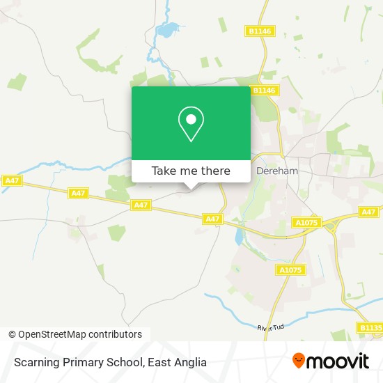 Scarning Primary School map