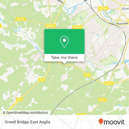 Orwell Bridge, null map