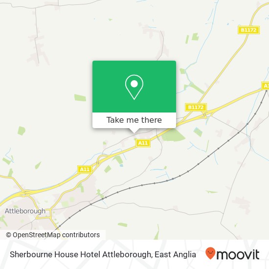 Sherbourne House Hotel Attleborough, 8 Norwich Road Besthorpe Attleborough NR17 2LB map