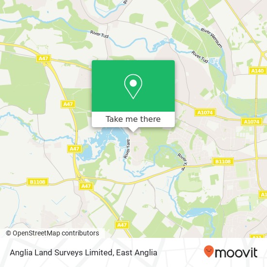 Anglia Land Surveys Limited, Norwich Norwich map