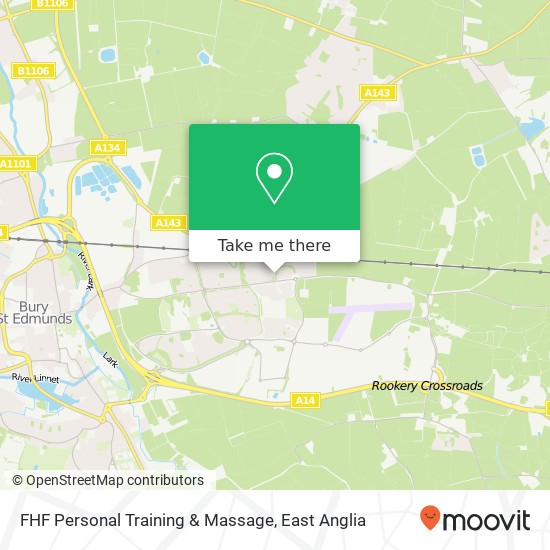 FHF Personal Training & Massage, Chaffinch Road Great Barton Bury St Edmunds IP32 7 map