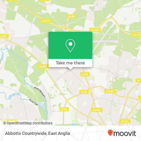 Abbotts Countrywide, 185A Reepham Road Hellesdon Norwich NR6 5 map