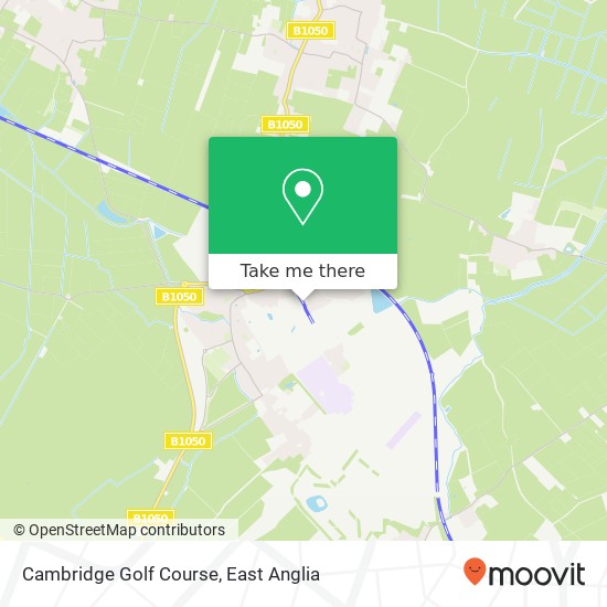 Cambridge Golf Course, Cambridge map