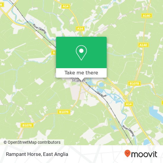 Rampant Horse map