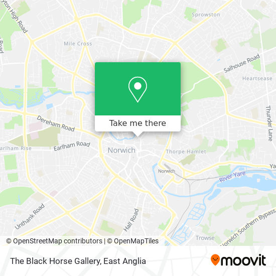 The Black Horse Gallery map