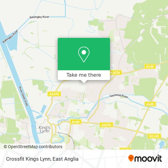 Crossfit Kings Lynn map