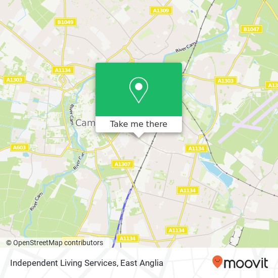 Independent Living Services, Mill Road Cambridge Cambridge CB1 2 map