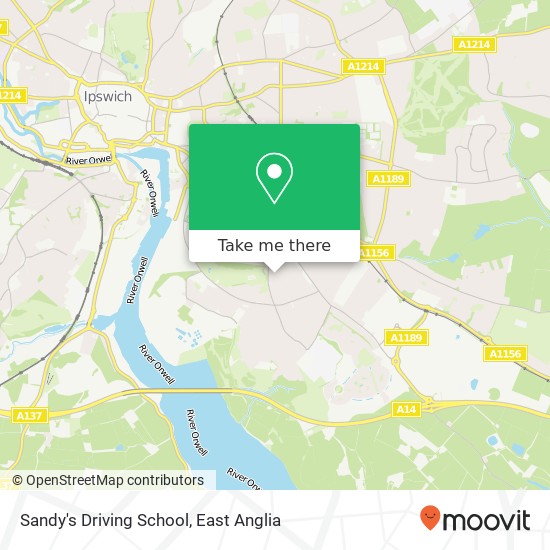 Sandy's Driving School, Avondale Road Ipswich Ipswich IP3 9JZ map