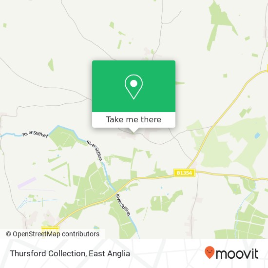 Thursford Collection map