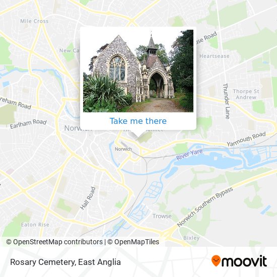 Rosary Cemetery map