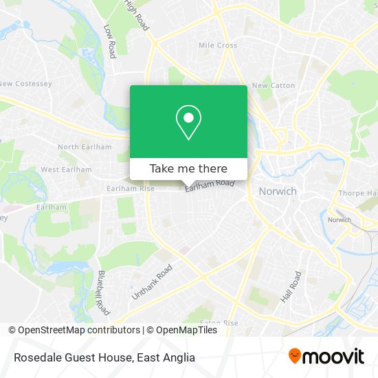 Rosedale Guest House map