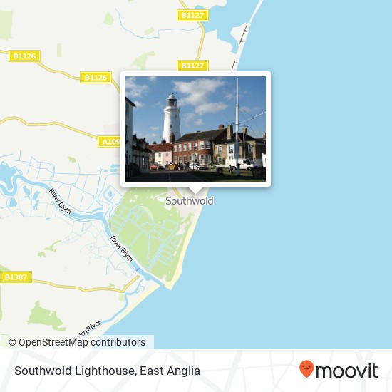 Southwold Lighthouse map