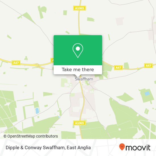 Dipple & Conway Swaffham, Market Place Swaffham Swaffham PE37 7 map