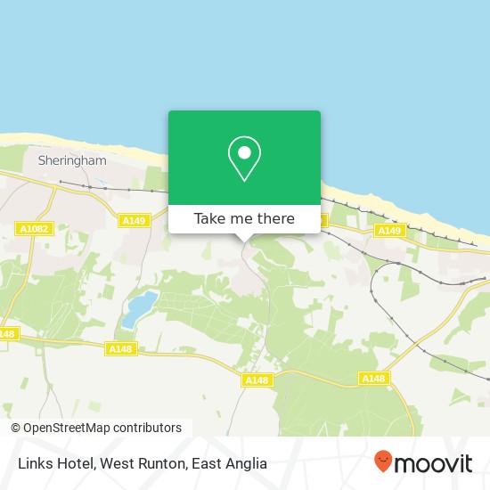 Links Hotel, West Runton map