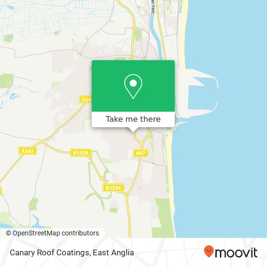 Canary Roof Coatings, 5 Connaught Avenue Gorleston Great Yarmouth NR31 7 map