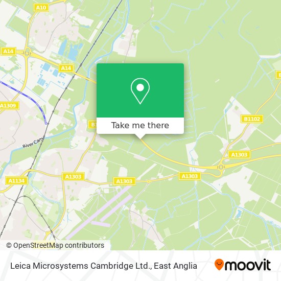 Leica Microsystems Cambridge Ltd. map