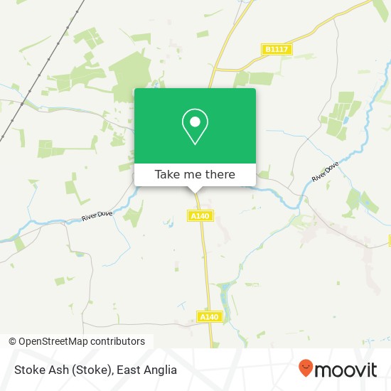 Stoke Ash map