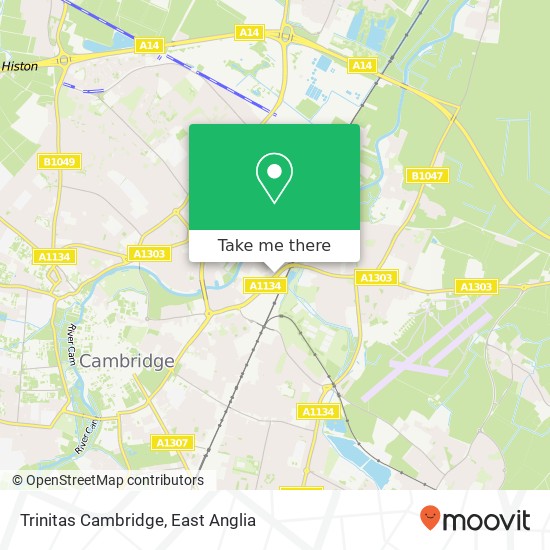 Trinitas Cambridge, 439 Newmarket Road Cambridge Cambridge CB5 8JJ map