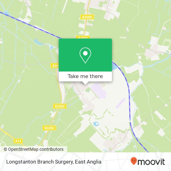 Longstanton Branch Surgery, Magdalene Close Longstanton Cambridge CB24 3 map