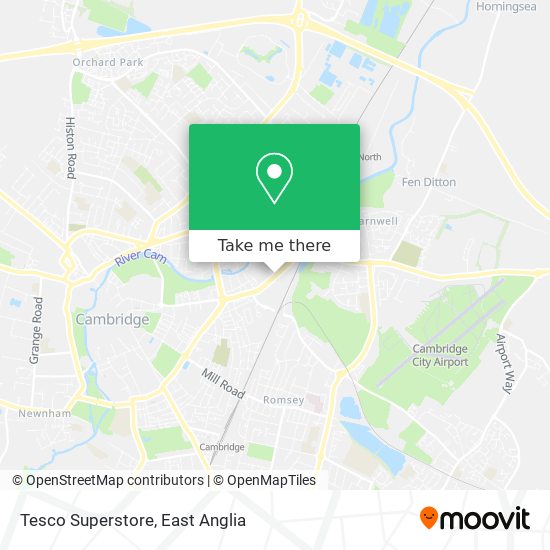 Tesco Superstore map