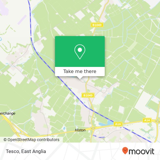 Tesco, 30 High Street Histon Cambridge CB24 9JD map