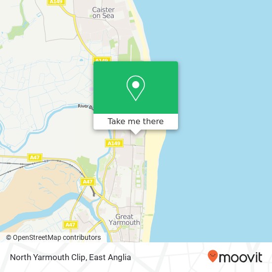 North Yarmouth Clip map