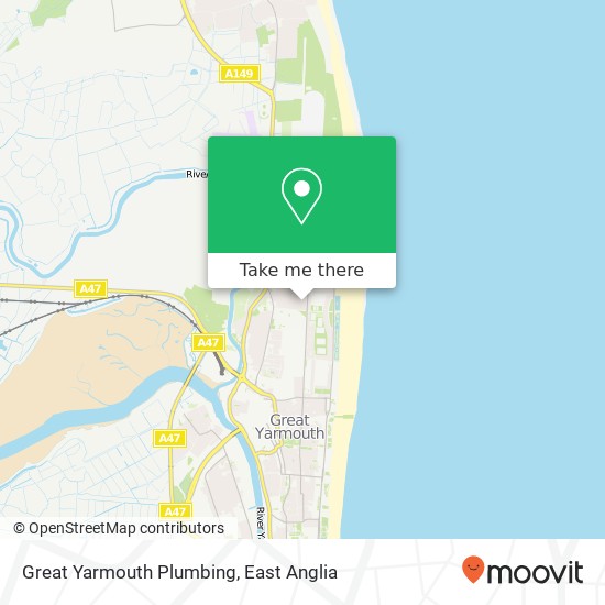 Great Yarmouth Plumbing map