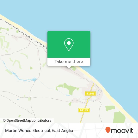 Martin Wones Electrical, Watson-Watt Gardens Mundesley Norwich NR11 8 map
