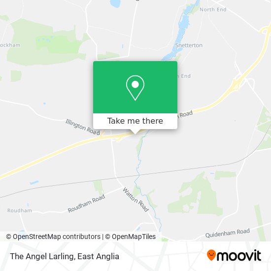 The Angel Larling map