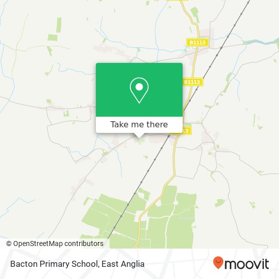 Bacton Primary School, Tailors Green Bacton Stowmarket IP14 4 map