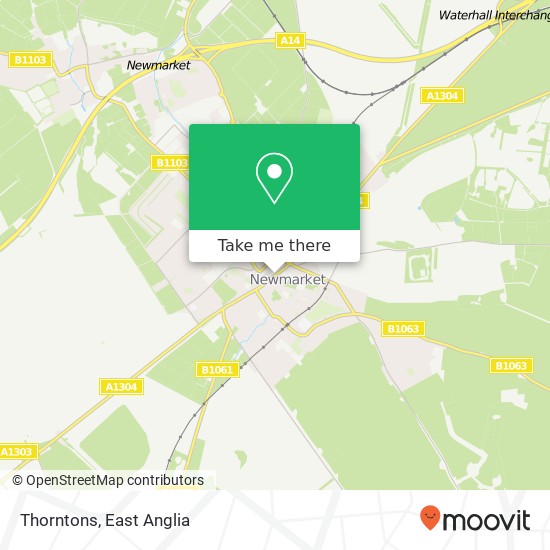 Thorntons, 74 High Street Newmarket Newmarket CB8 8 map