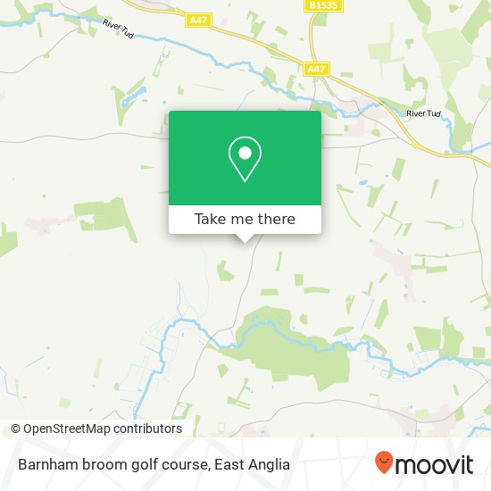 Barnham broom golf course map