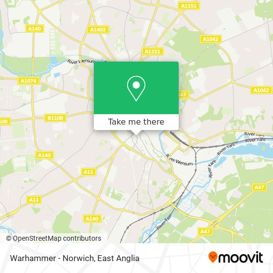 Warhammer - Norwich map