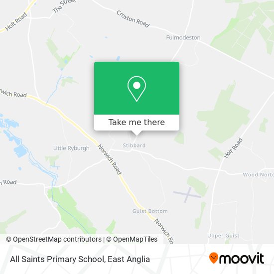 All Saints Primary School map